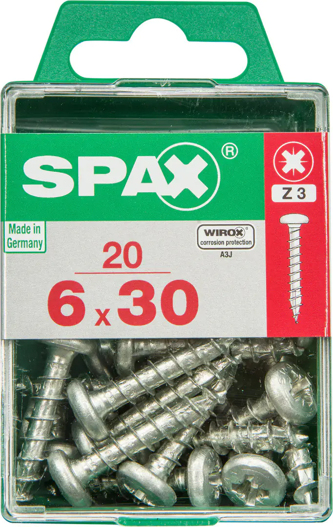 Spax Universalschrauben 6.0 x 30 mm TX 30 - 20 Stk.