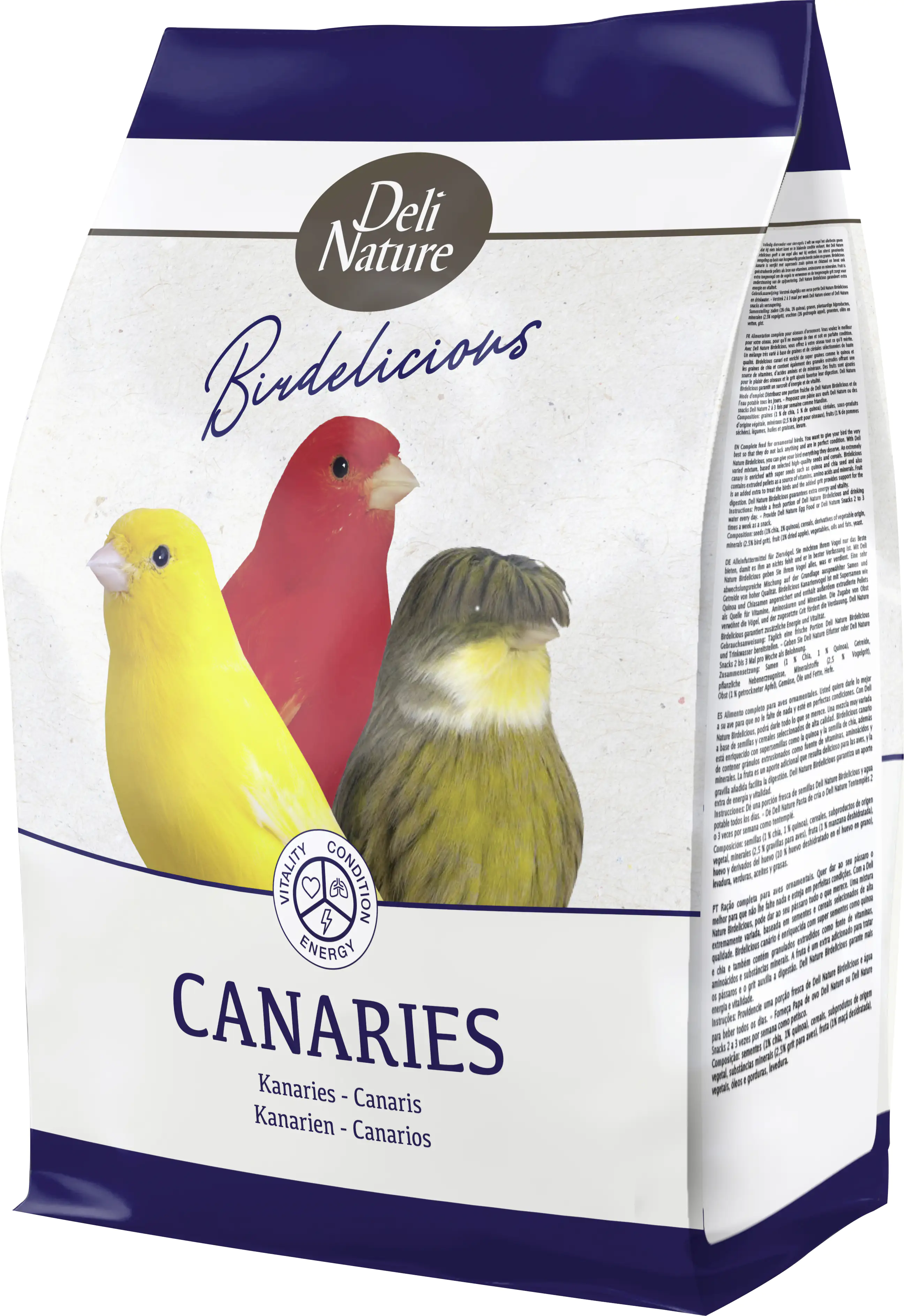 Deli Nature 5* Menu Komplettfutter fürKanarien 2,5 kg