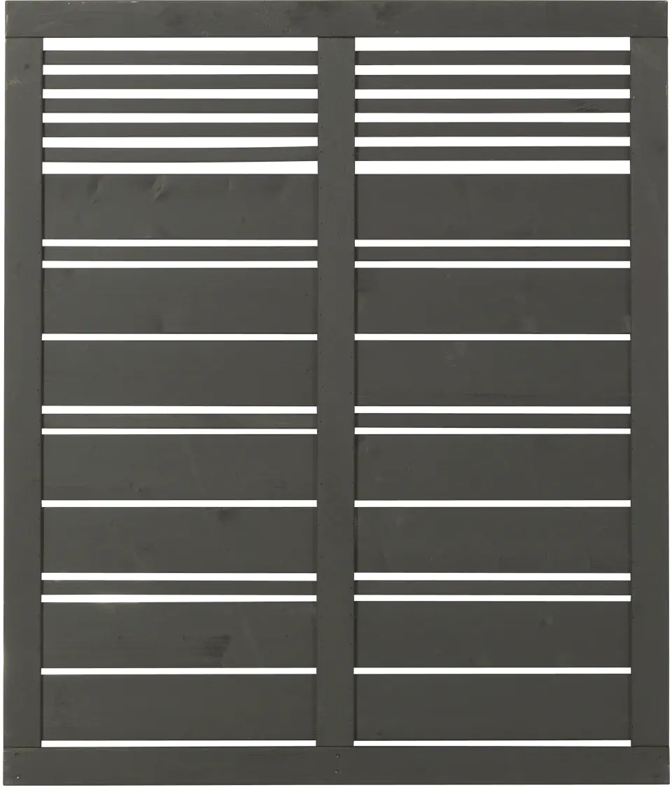 Plus Zaun Silence 120 x 140 cm umbragrau fungizidbehandelt