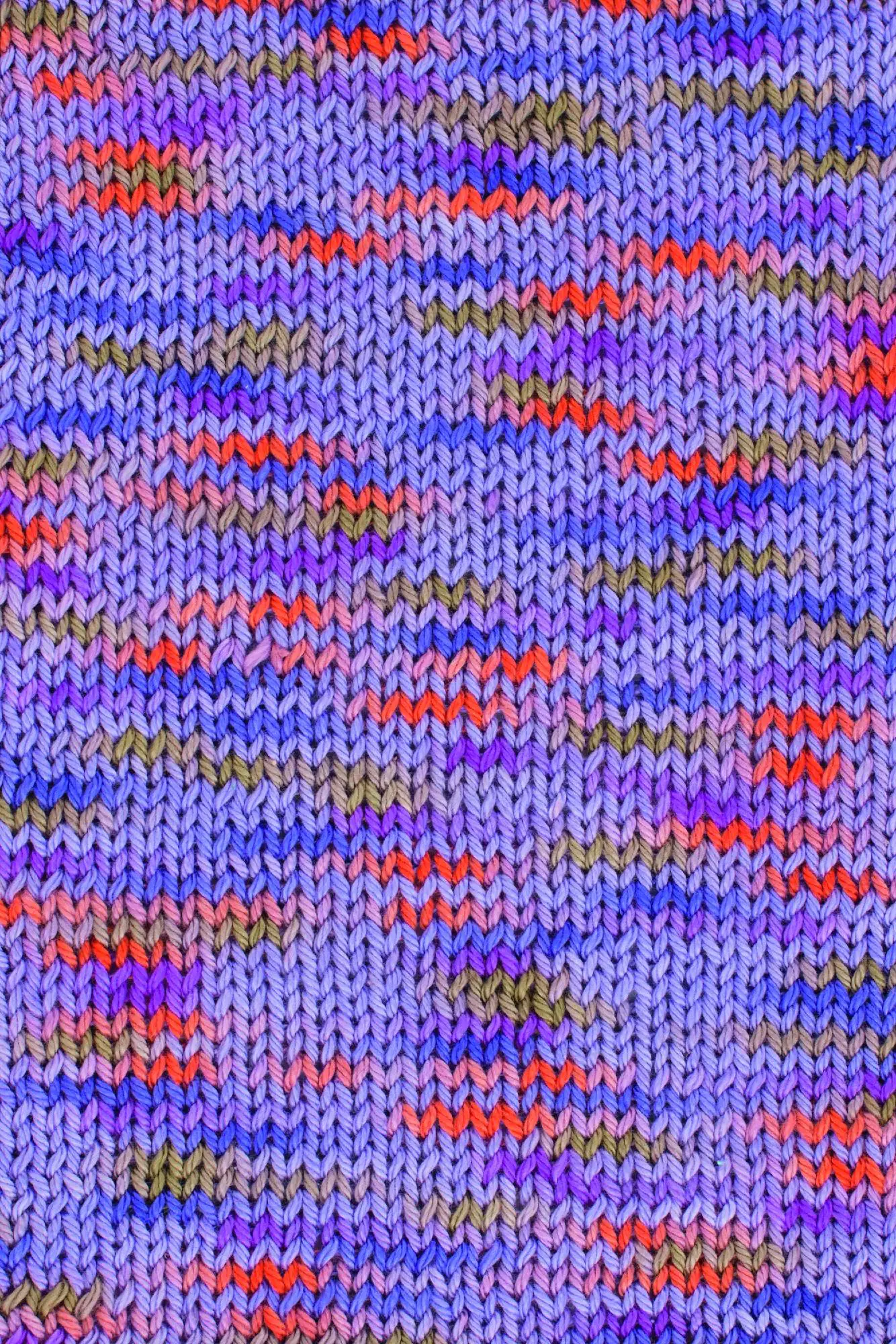 Gründl Wolle Cotton Quick print 50 g lila-grün-orange multicolor