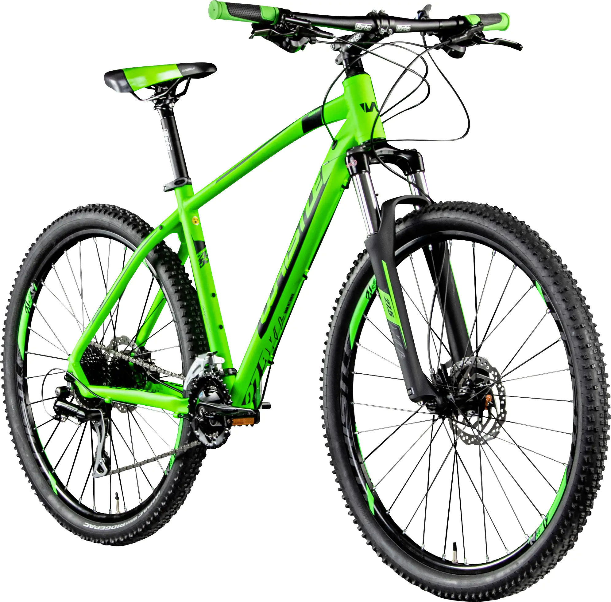 Whistle Mountainbike Miwok 2051 27,5 Zoll RH 46cm 16-Gang neongrün anthrazit
