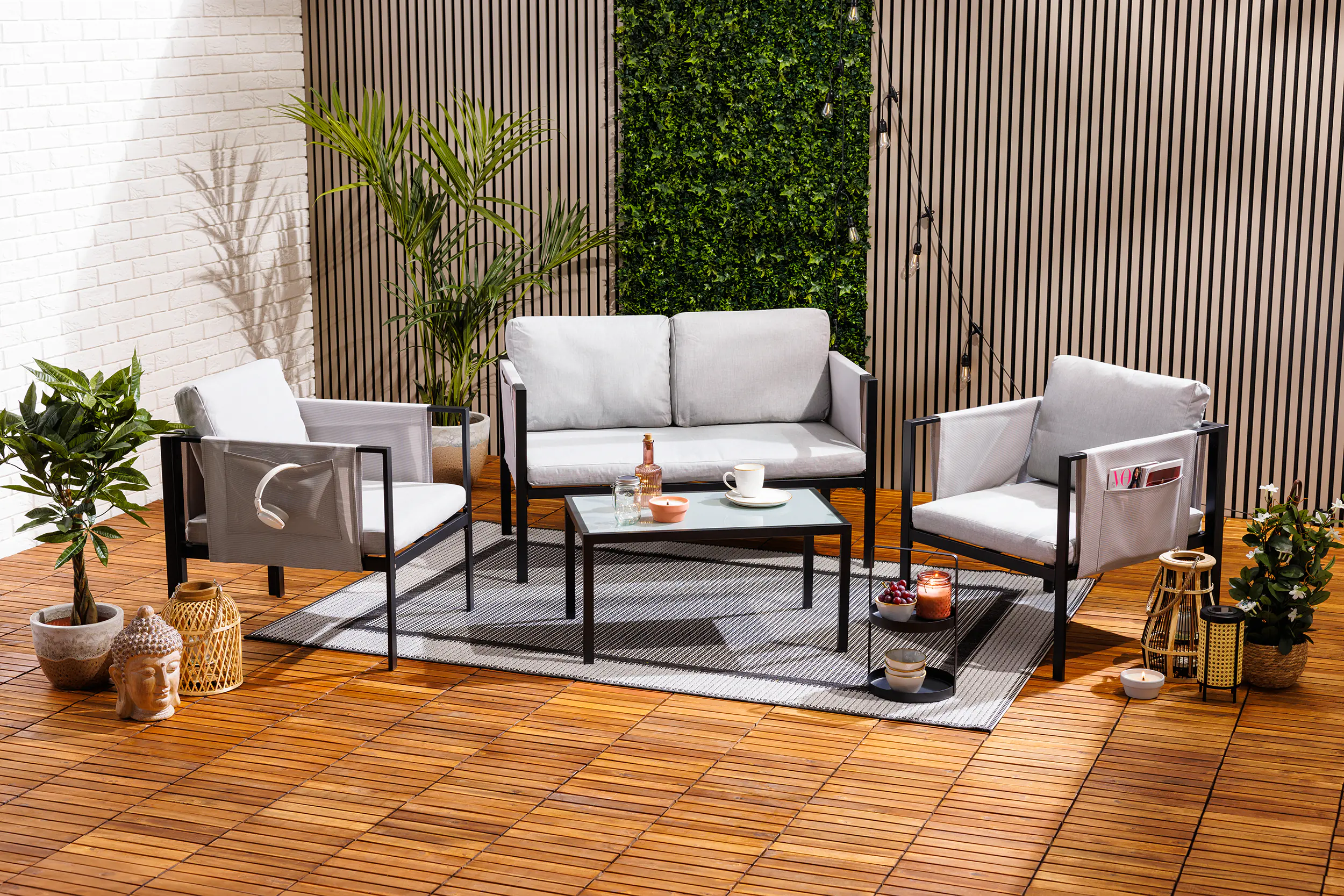 TrendLine Gartenmöbel-Set Amalfi 4-teilig