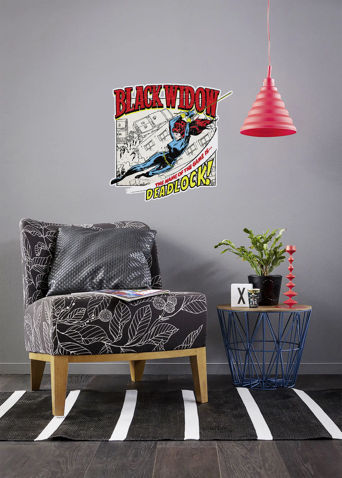 Komar Dekosticker Black Widow Classic 50 x 70 cm  