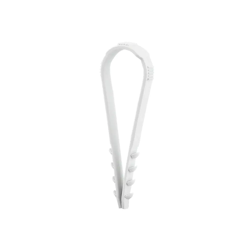 Dübelklemmschelle 6 - 20 mm grau, 20 Stück