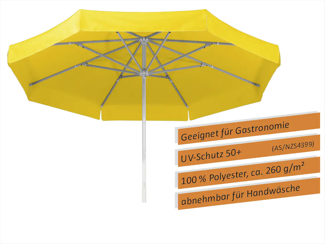 Schneider Sonnenschirm Jumbo gelb Ø 300 cm