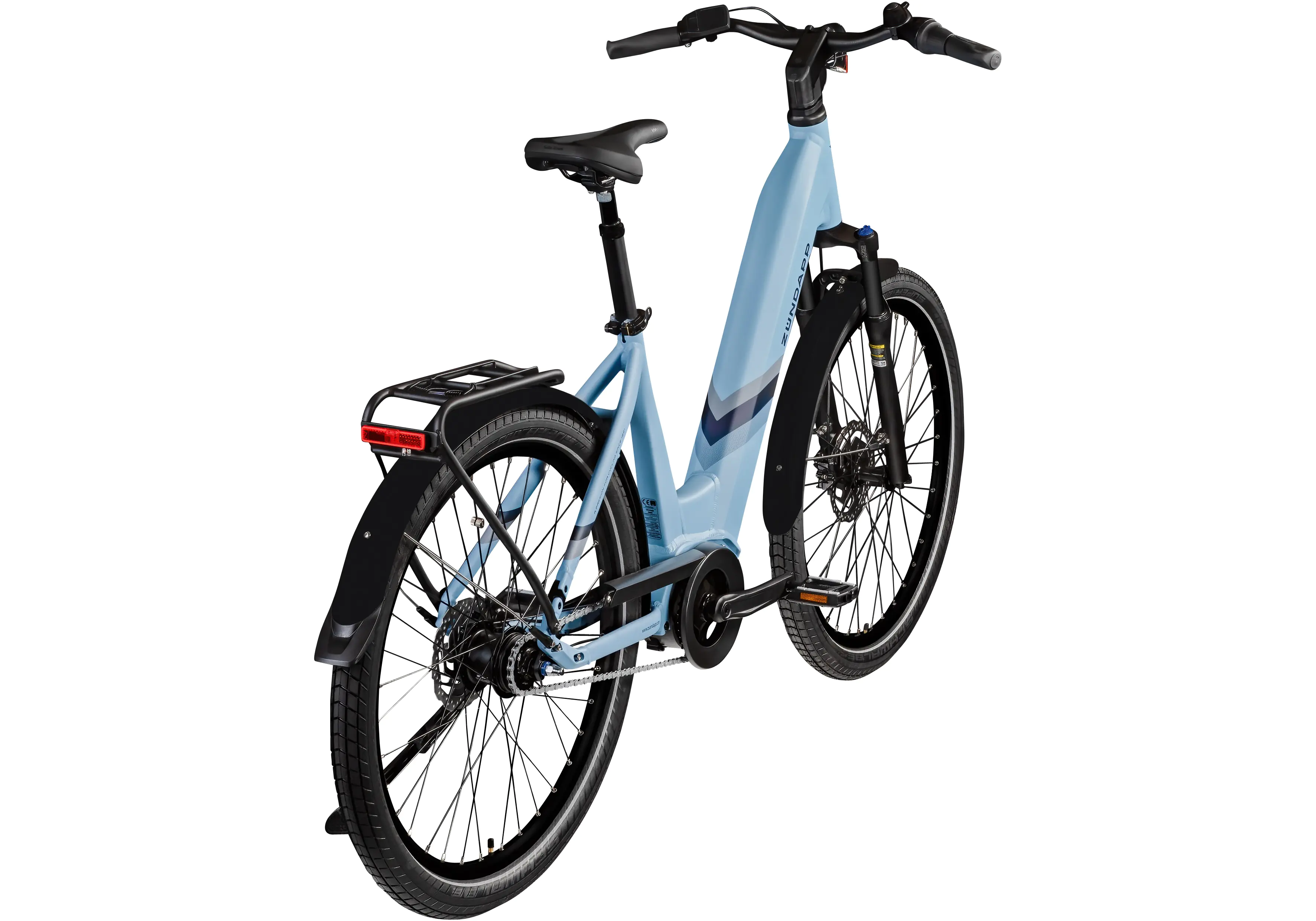 Zündapp E-Bike City X800 27,5 Zoll 7-Gang 550 Wh pastellblau 