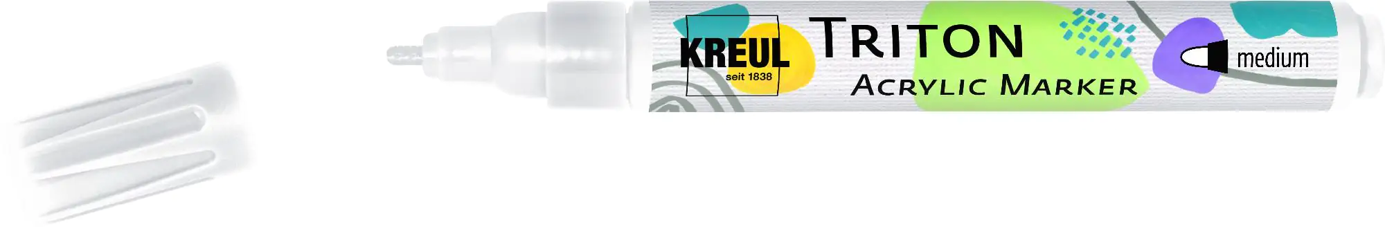 Kreul Triton Acrylic Marker medium weiß