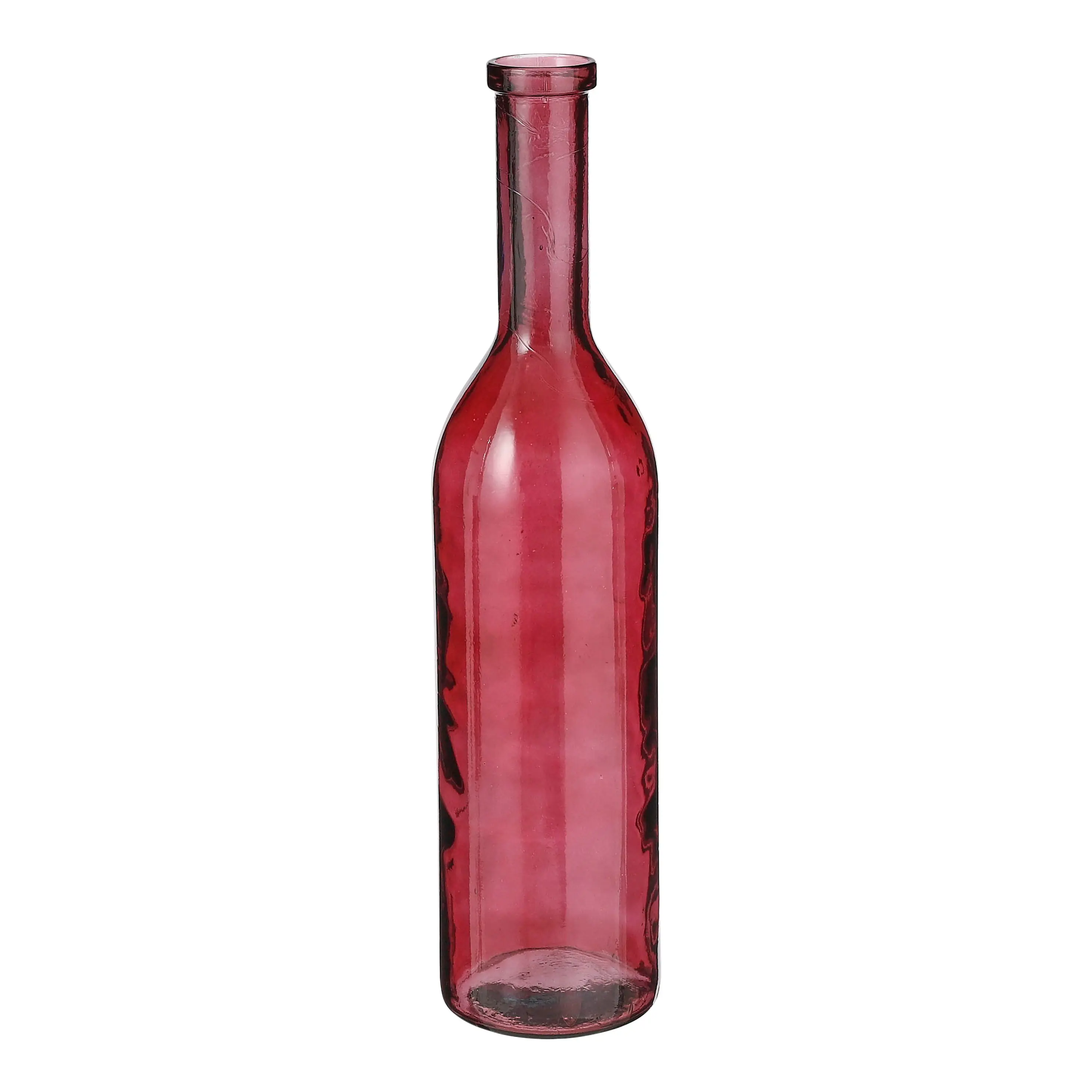 Mica Decorations Flaschenvase Rioja Glas Ø 18 x 75 cm bordeaux 