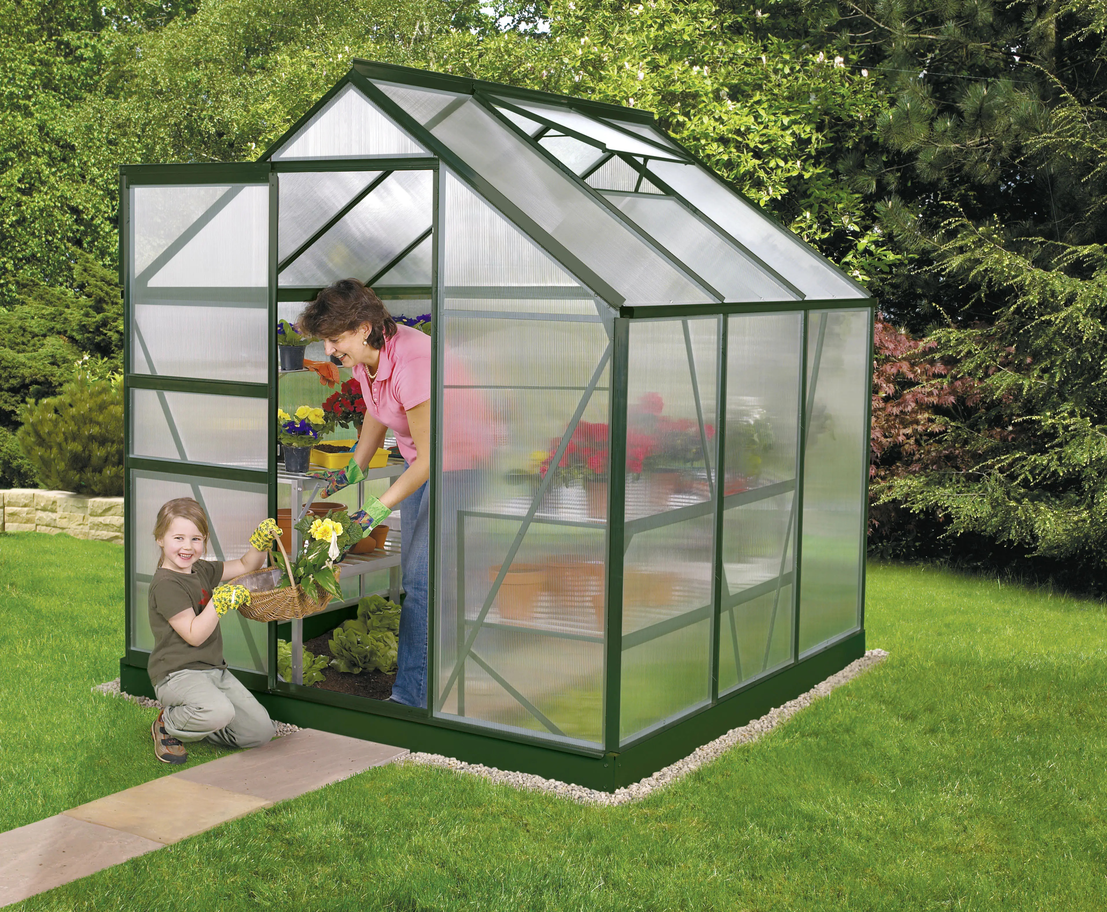 Vitavia Gewächshaus Venus 3800 192 x 192 cm 6 mm Hohlkammerplatten