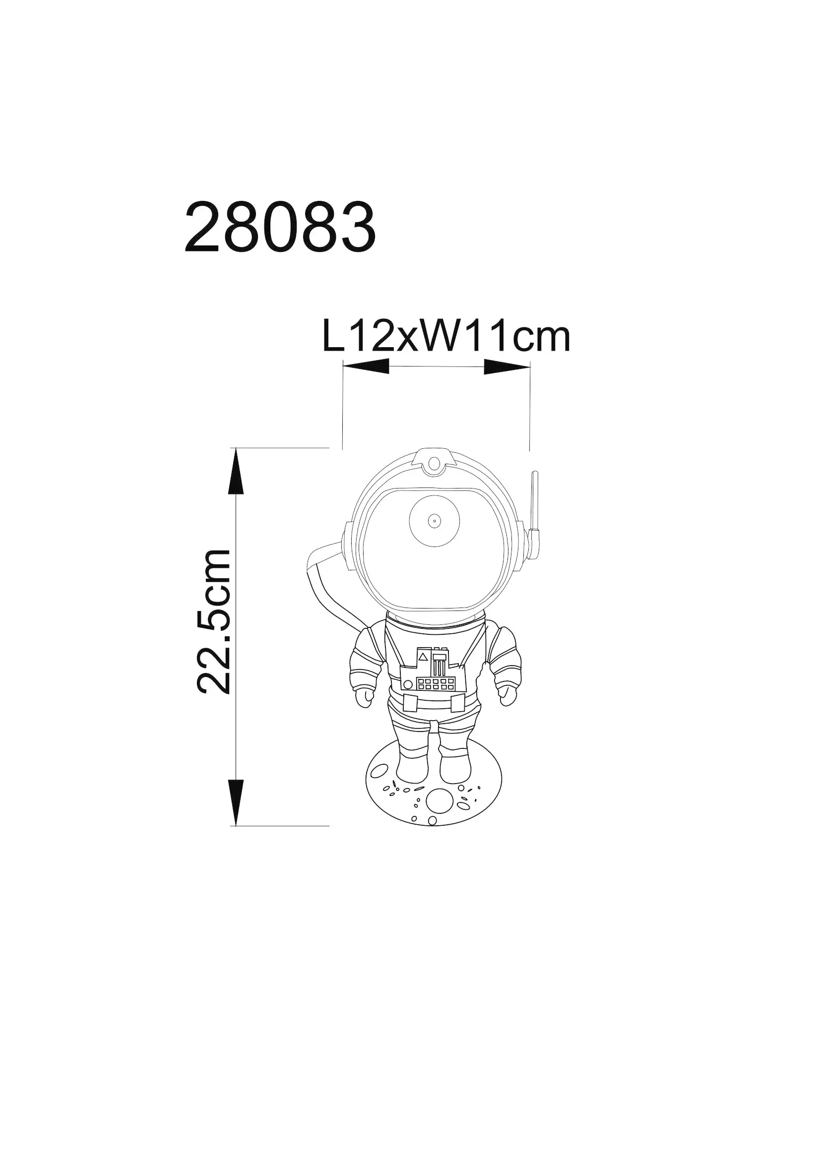 Globo Tischleuchte Cosmo 4,5W RGBW Kunststoff
