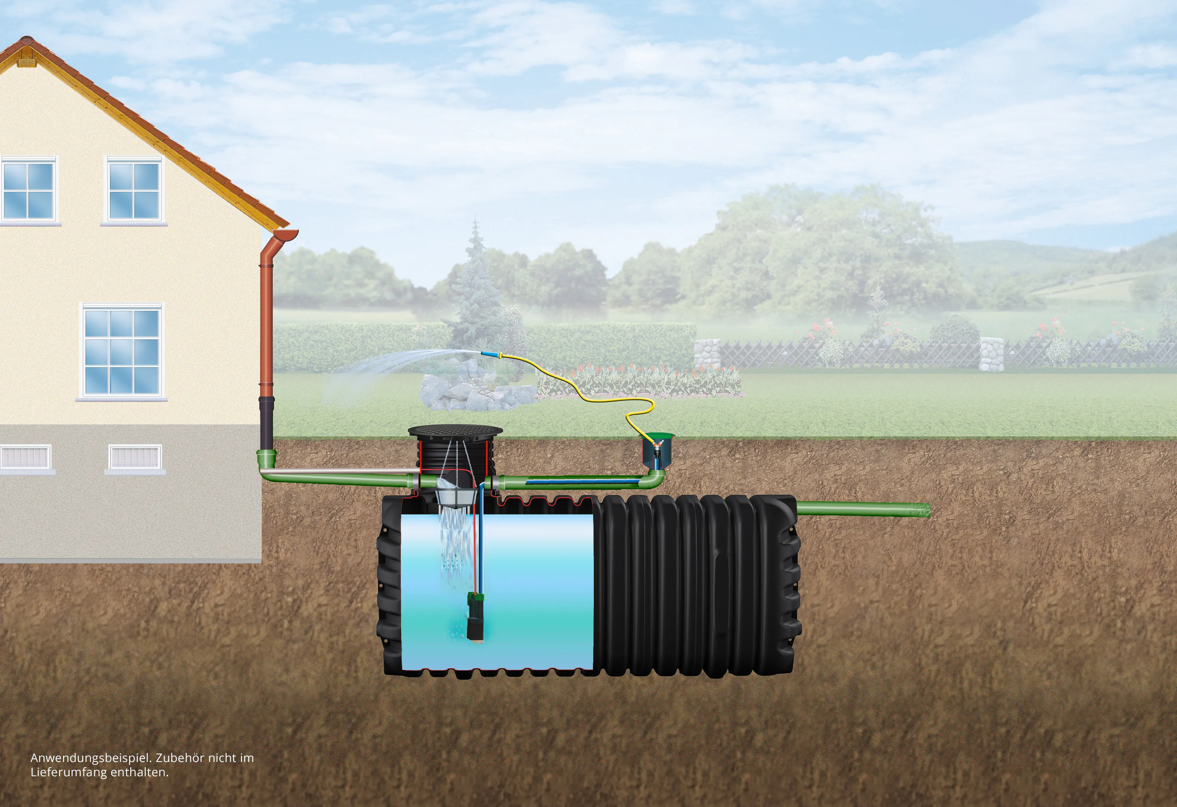 4rain Erdtank Primus 4200, inkl. Tankdomsystem & Tankabdeckung 4rain Erdtank Primus 4200, inkl. Tankdomsystem & Tankabdeckung