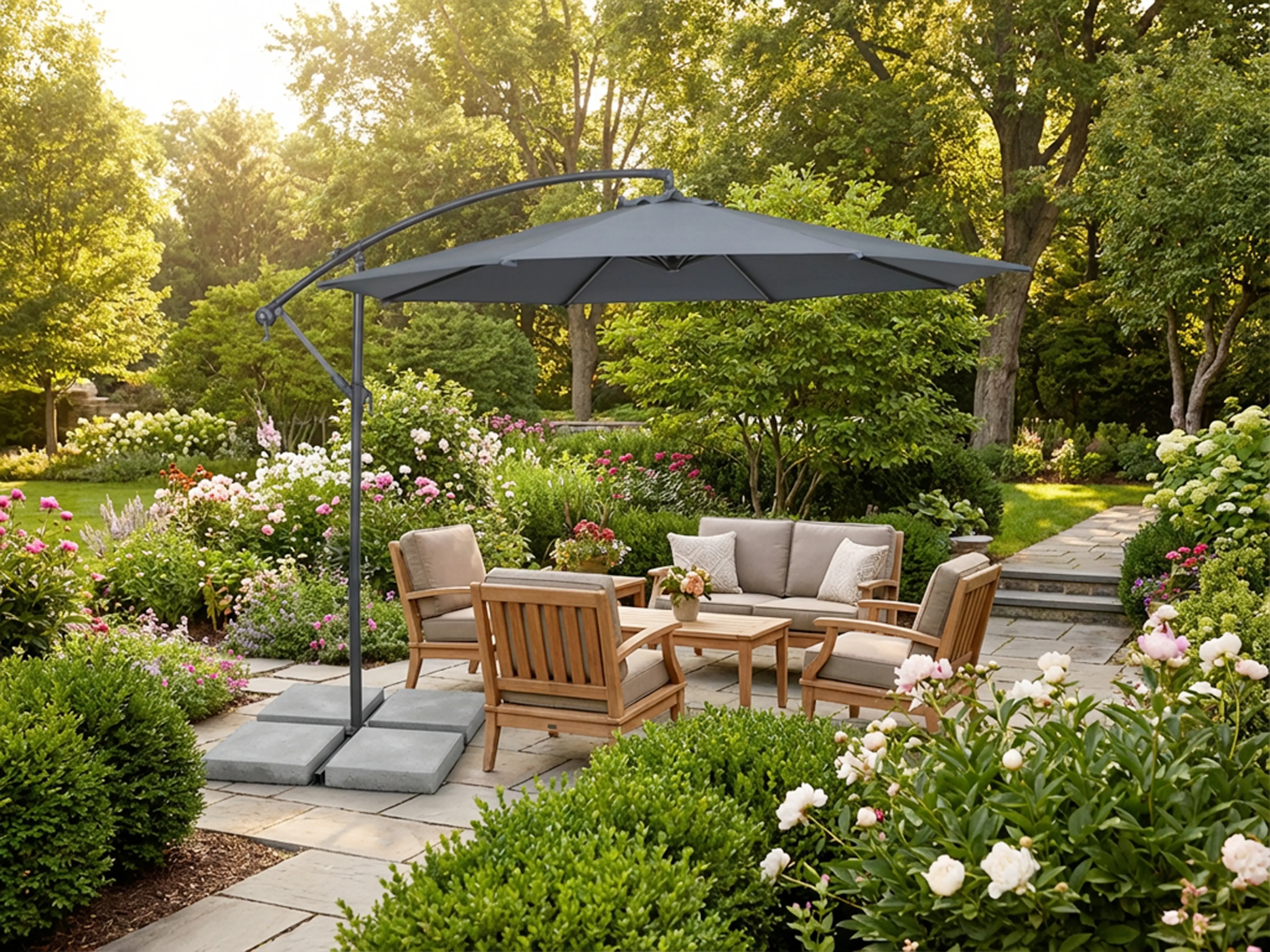 TrendLine Sonnenschirm anthrazit Ø 300 cm