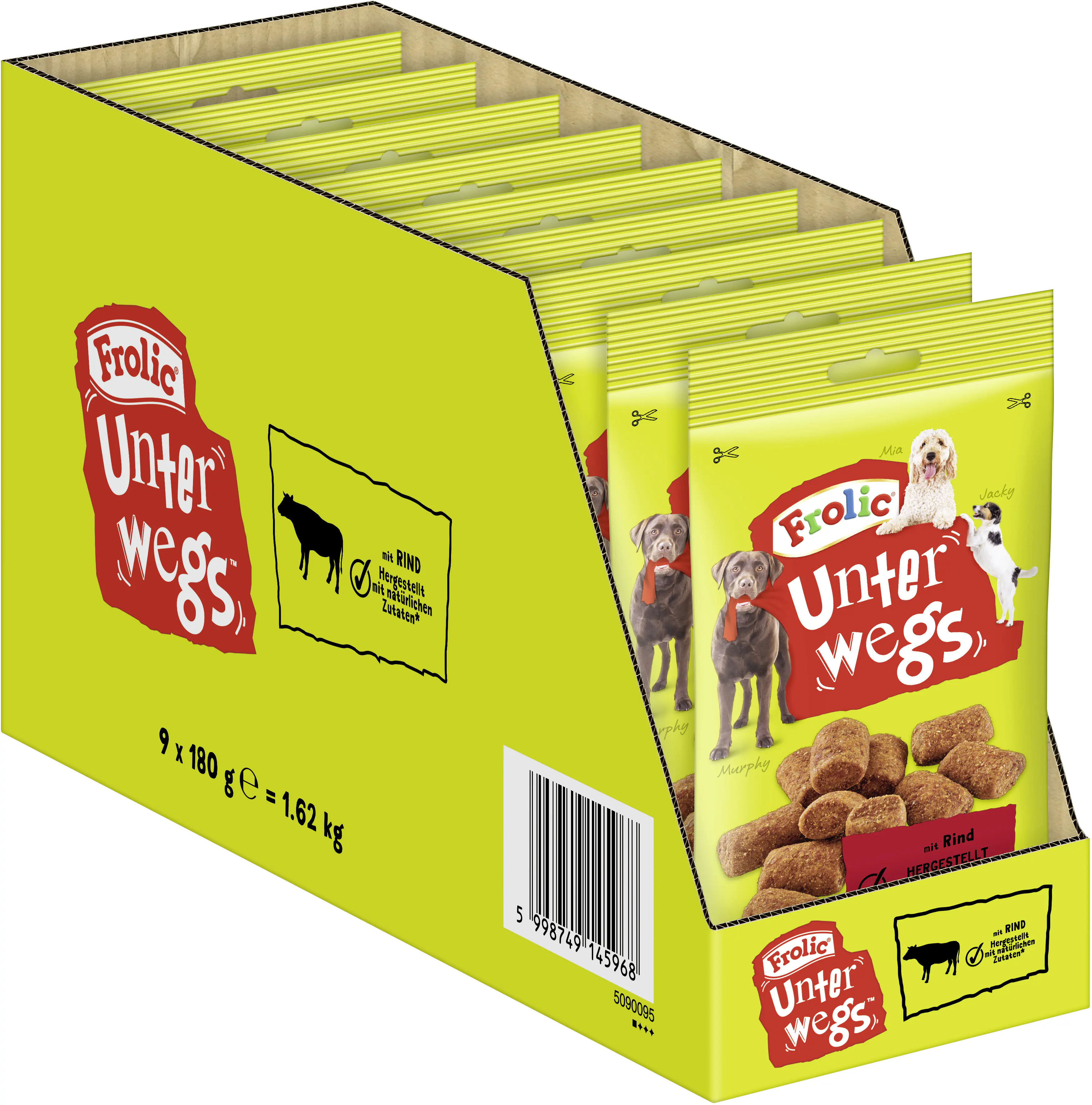 Frolic Unterwegs Hundesnack Adult 180 g Rind