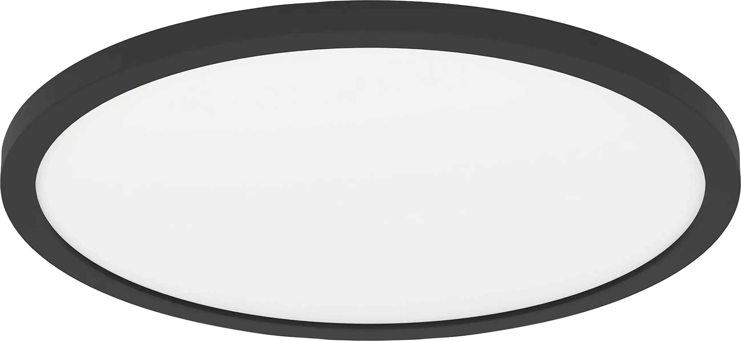 Eglo LED Deckenleuchte Minerario schwarz weiß Ø 30 cm warmweiß IP54