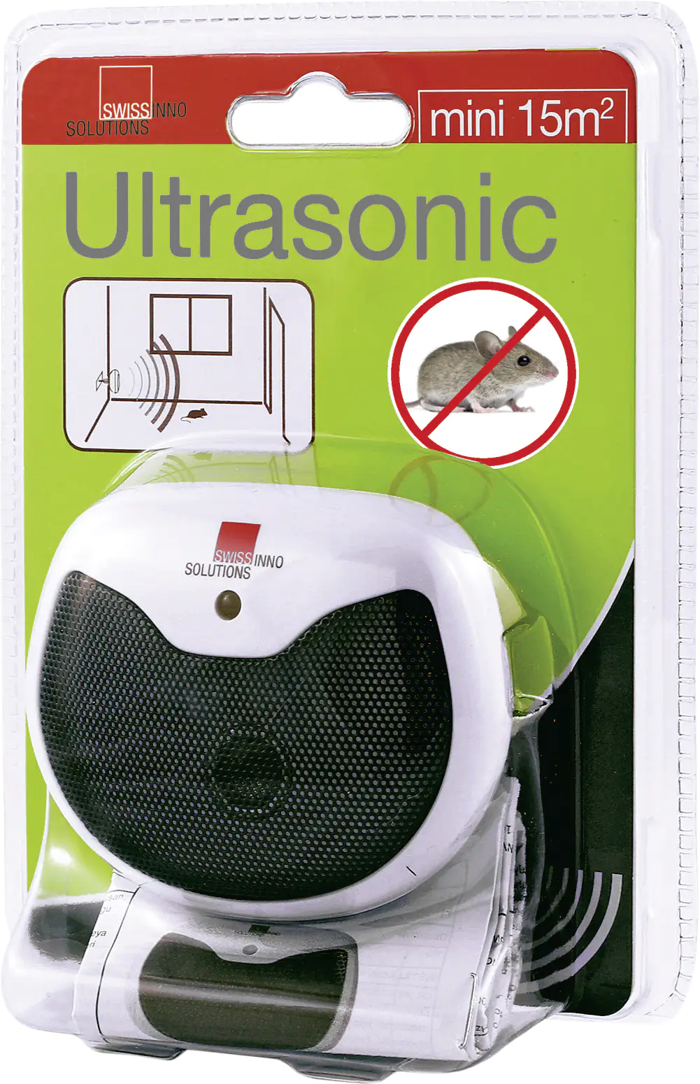 Swissino Nagetier Vertreiber Ultraschall mini gegen Mäuse, Ratten Swissino Nagetier Vertreiber Ultraschall mini gegen Mäuse, Ratten