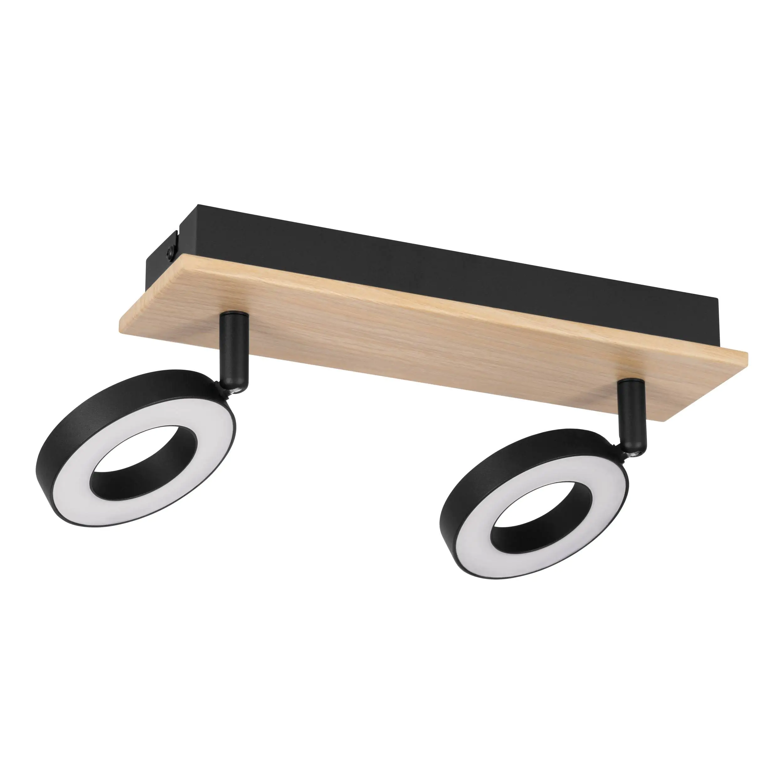 Eglo 2er Spot Rielves braun schwarz 28 x 7 cm Eglo 2er Spot Rielves braun schwarz 28 x 7 cm