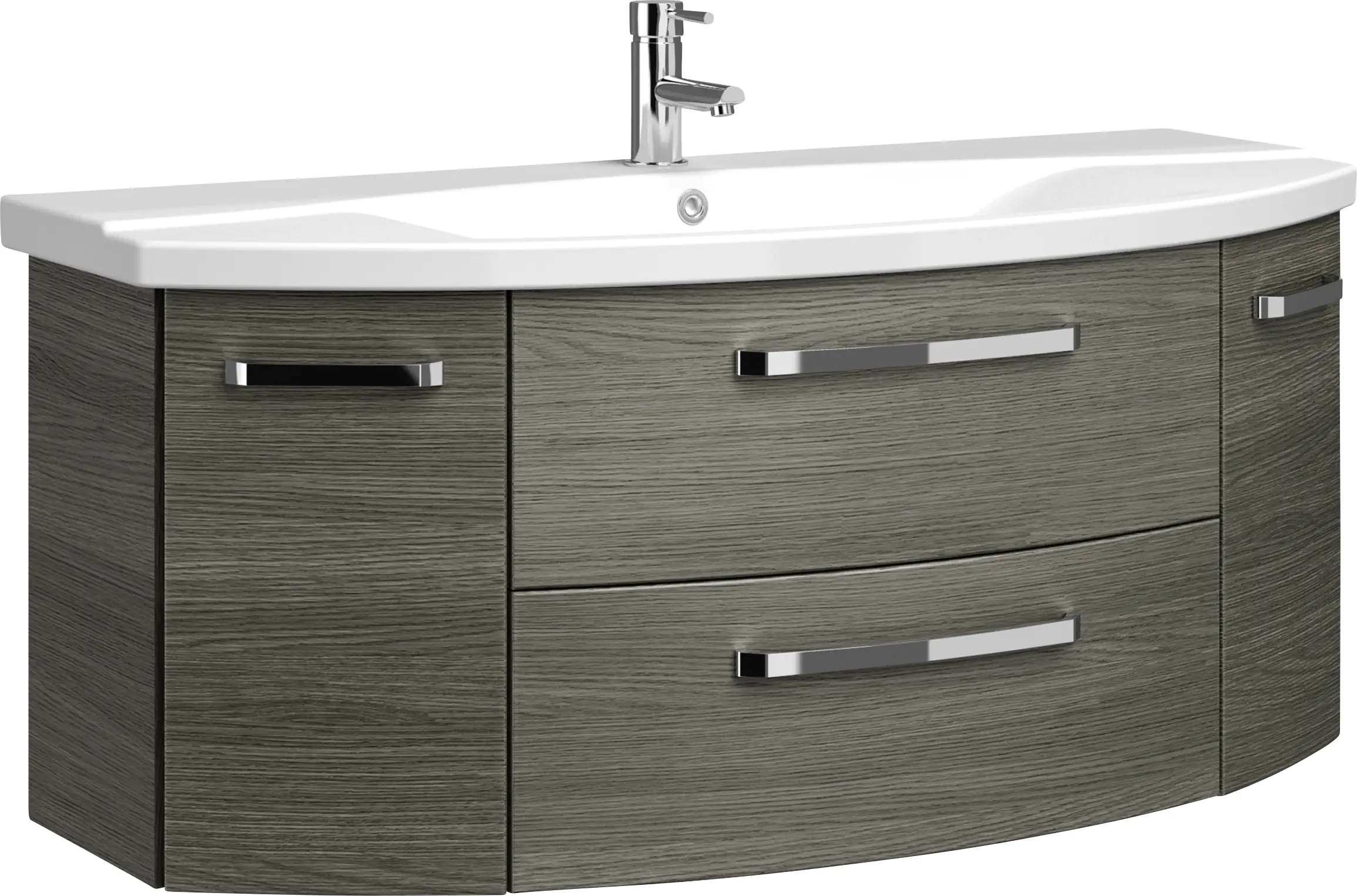 Pelipal Waschtischunterschrank Fokus 4010 mit Keramikwaschtisch