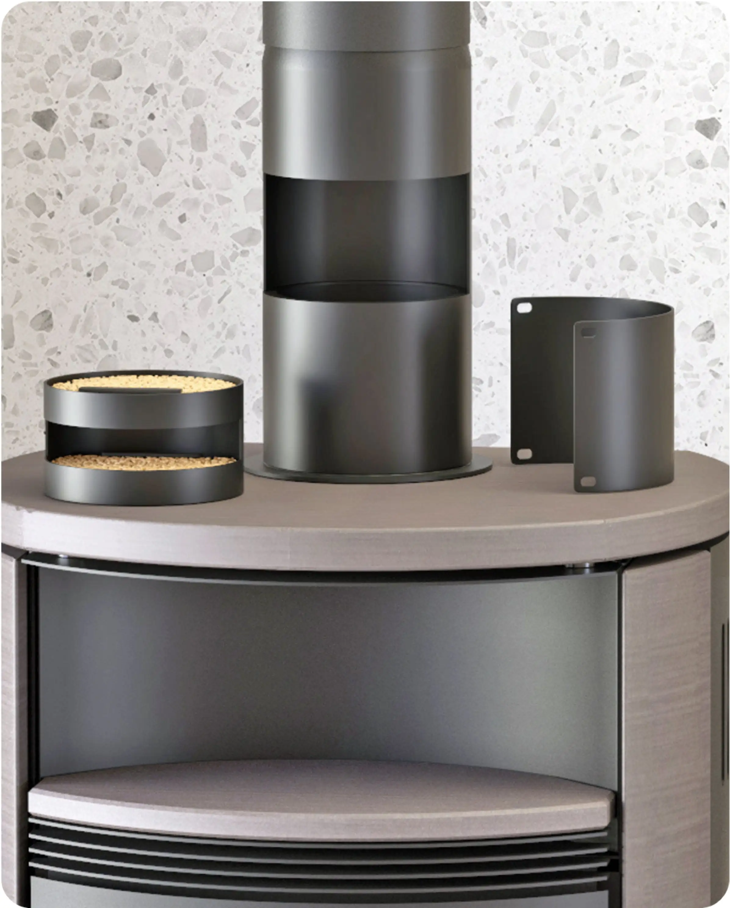 Accente Kaminofenfilter Sauberling schwarz