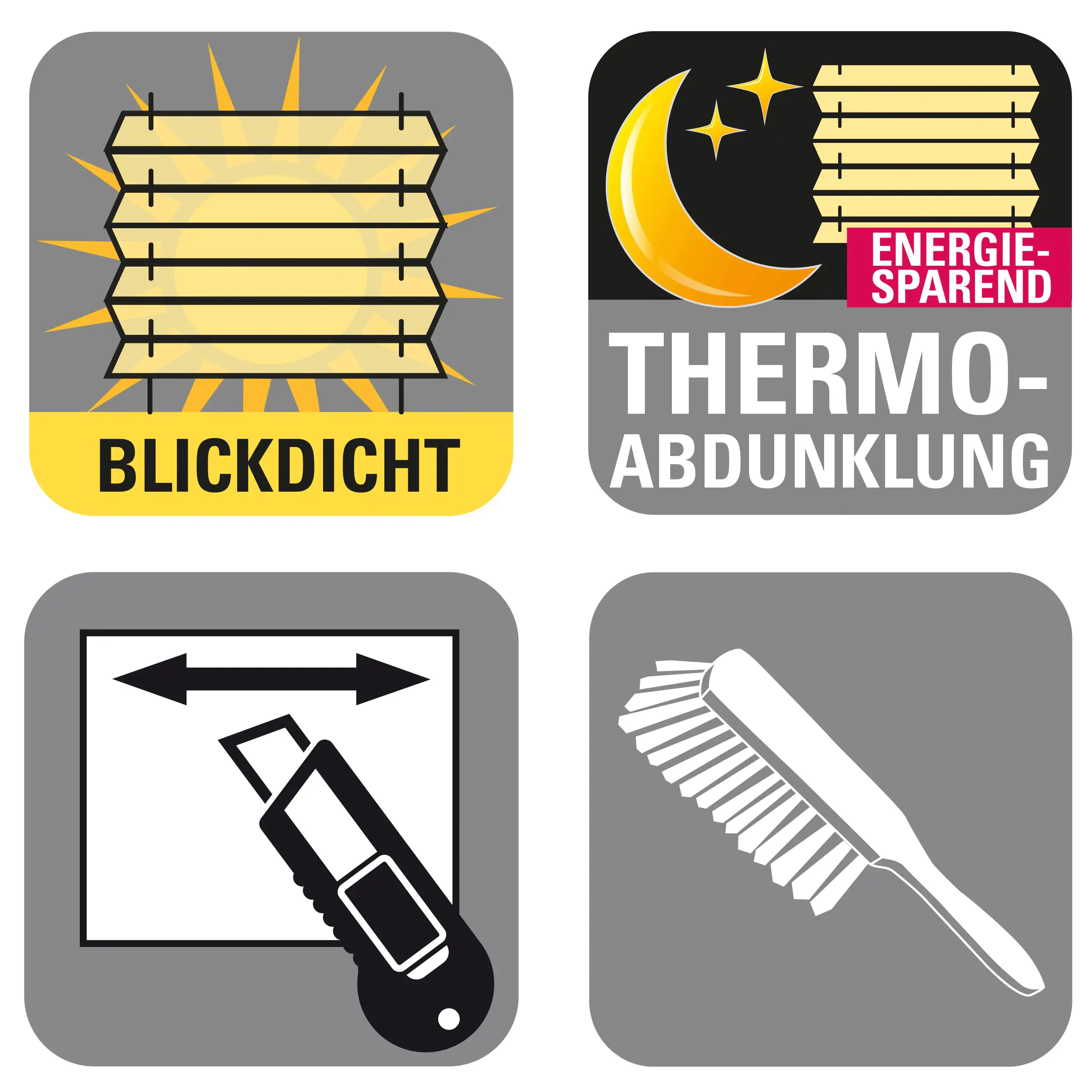 Gardinia EasyFix Plissee weiß Day+Night