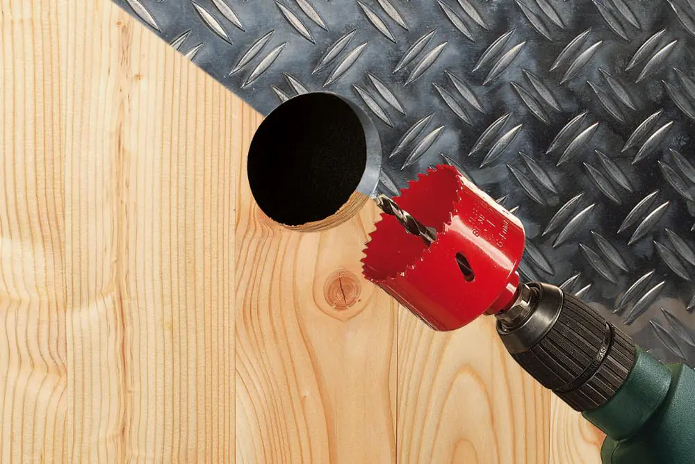 Wolfcraft Lochsäge Ø 92 mm Bimetall inkl. Schaft & Bohrer