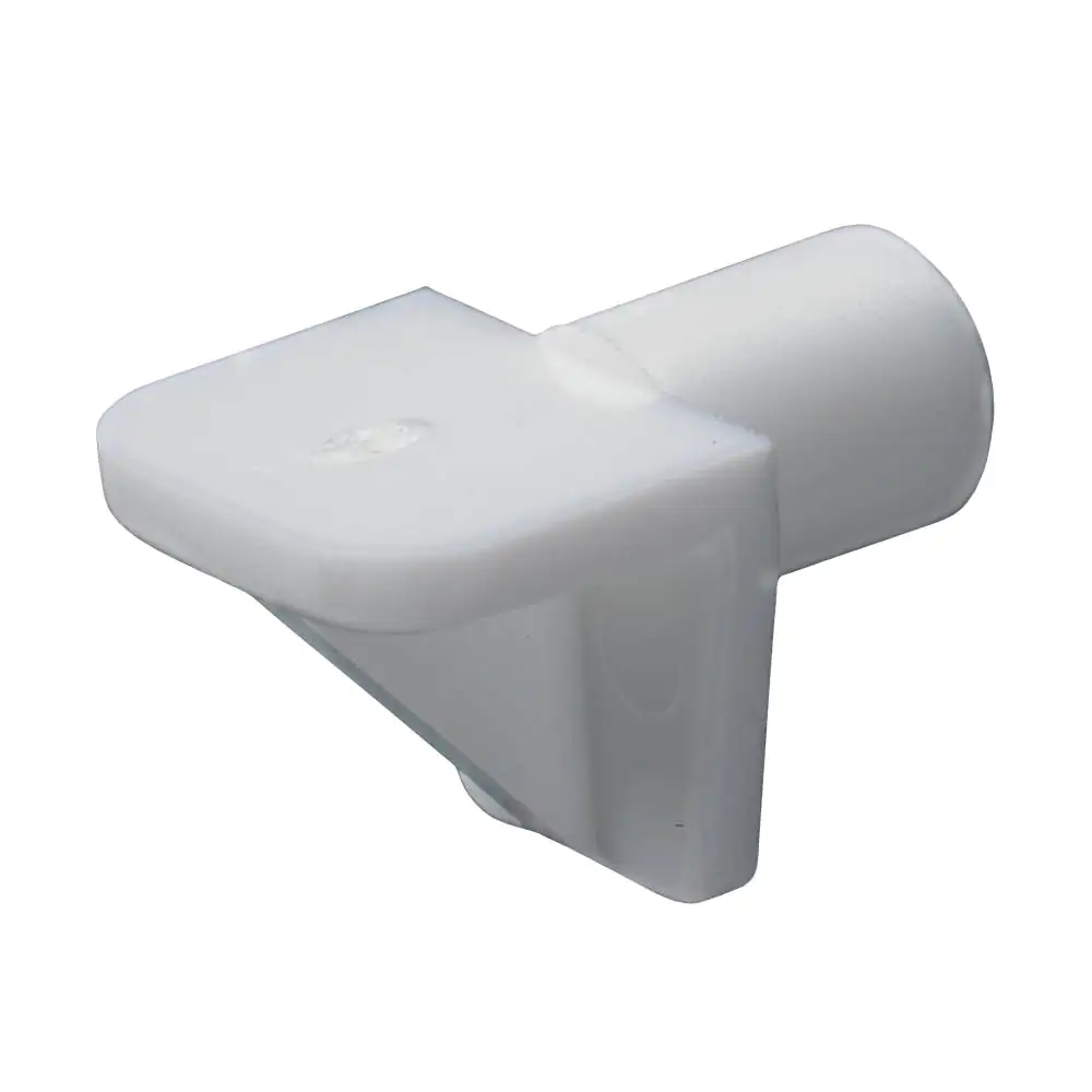 Hettich Bodenträger mit Zapfen weiß 6 mm 20 Stück Kunststoff, 20 Stück