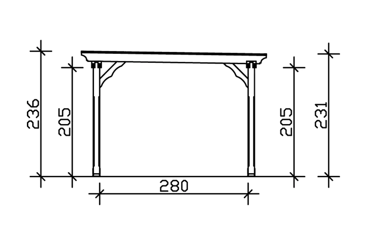 4018211006410_2111441 SKAN HOLZ Pavillon Marseille 327 x 350 cm, lasiert in Eiche hell