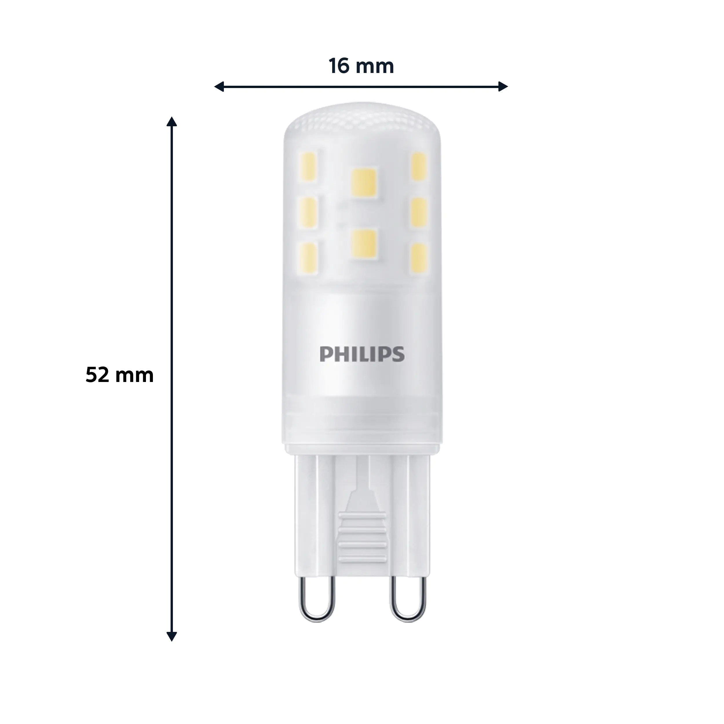 Philips LED Leuchtmittel Brenner G9 warmweiß