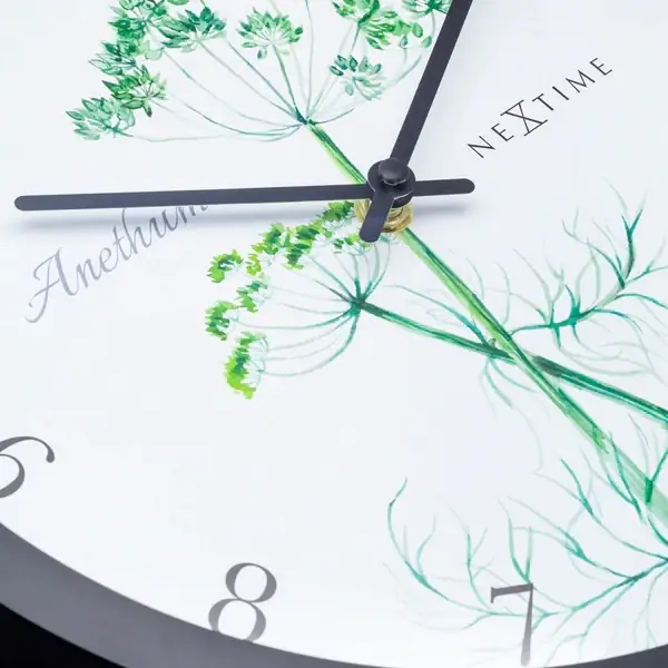 Nextime Außenwanduhr Anethium 30 cm schwarz