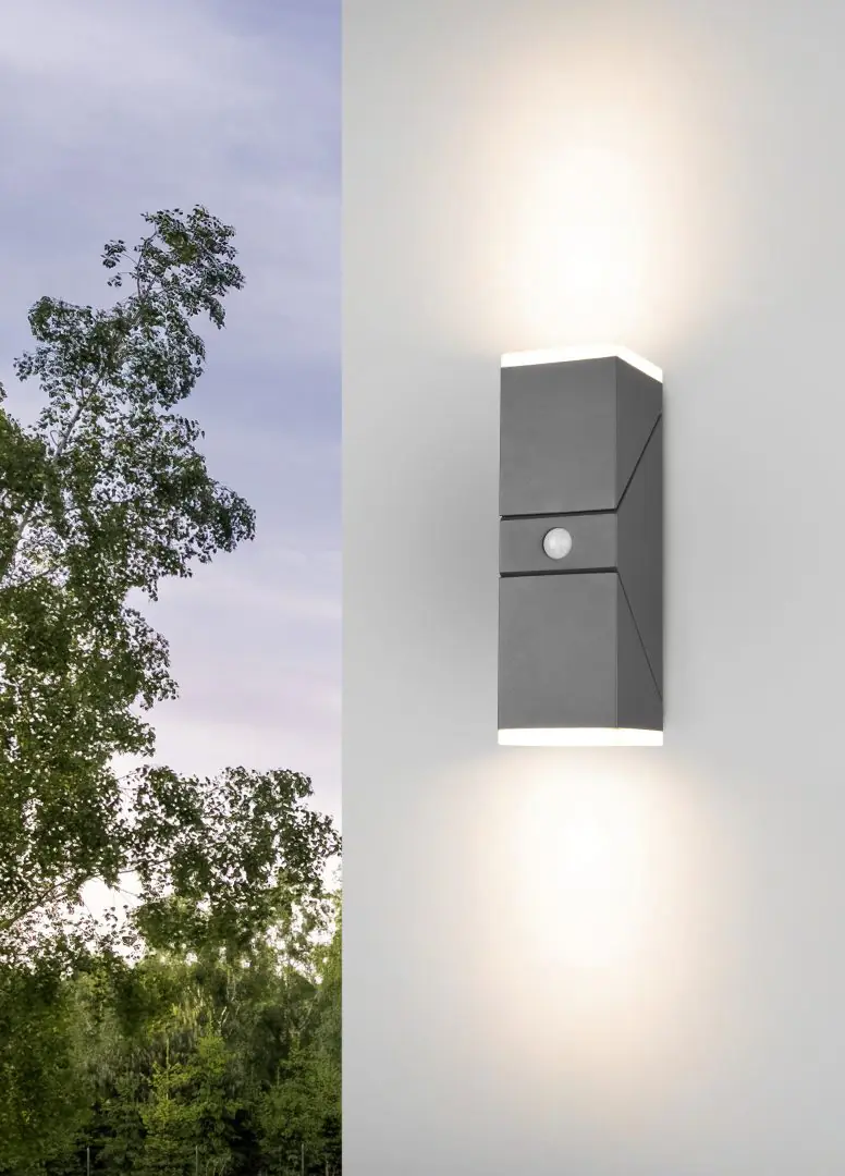 Trio LED Wandleuchte Avon innen/außen anthrazit standby 14W warmweiß Trio LED Wandleuchte Avon innen/außen anthrazit standby 14W warmweiß