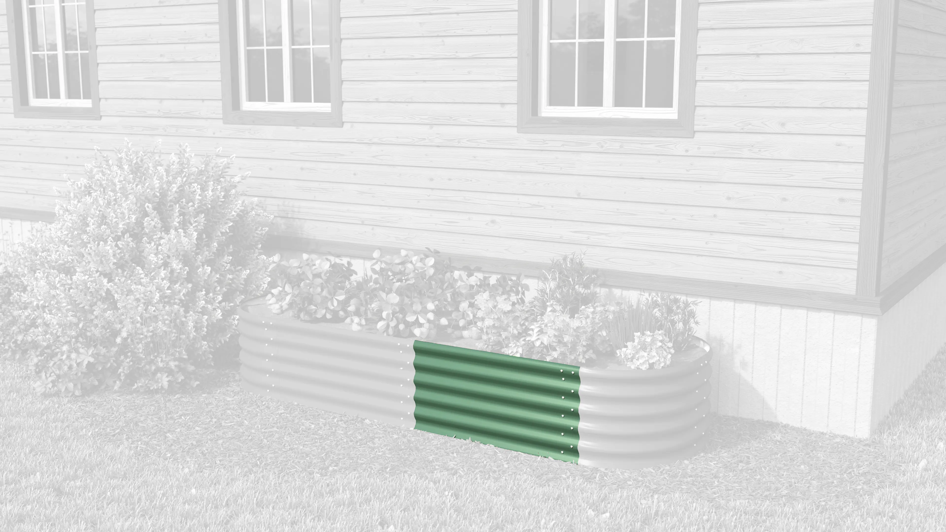 Vitavia Erweiterung Stretched zu Hochbeet 401 80 x 40 cm seegras