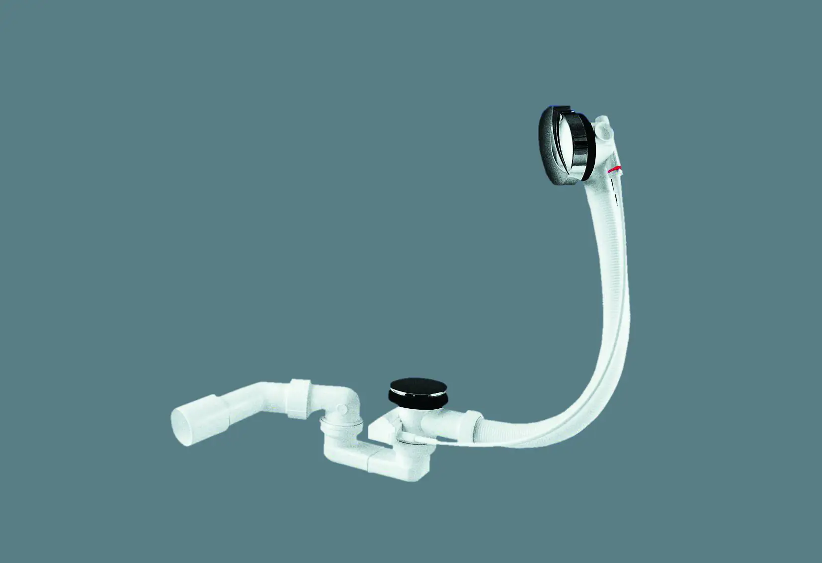 Ottofond Ab- und Überlaufgarnitur für Eckbadewannen, mit Excentergarnitur