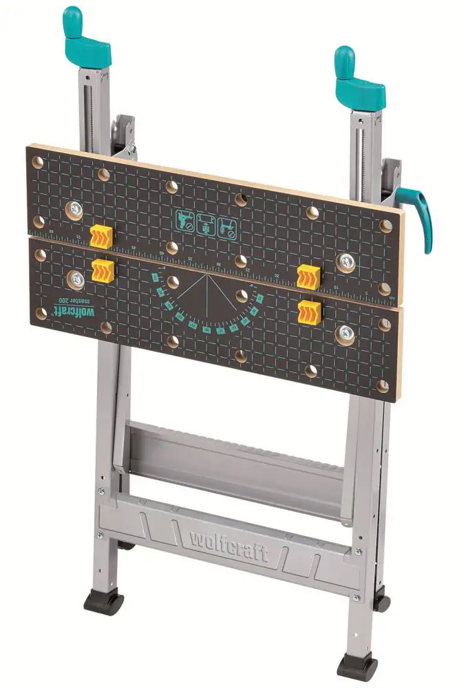 Wolfcraft Spanntisch Master 200 MDF Arbeitsfläche 64,5 x 30,0 cm Wolfcraft Spanntisch Master 200 MDF Arbeitsfläche 64,5 x 30,0 cm