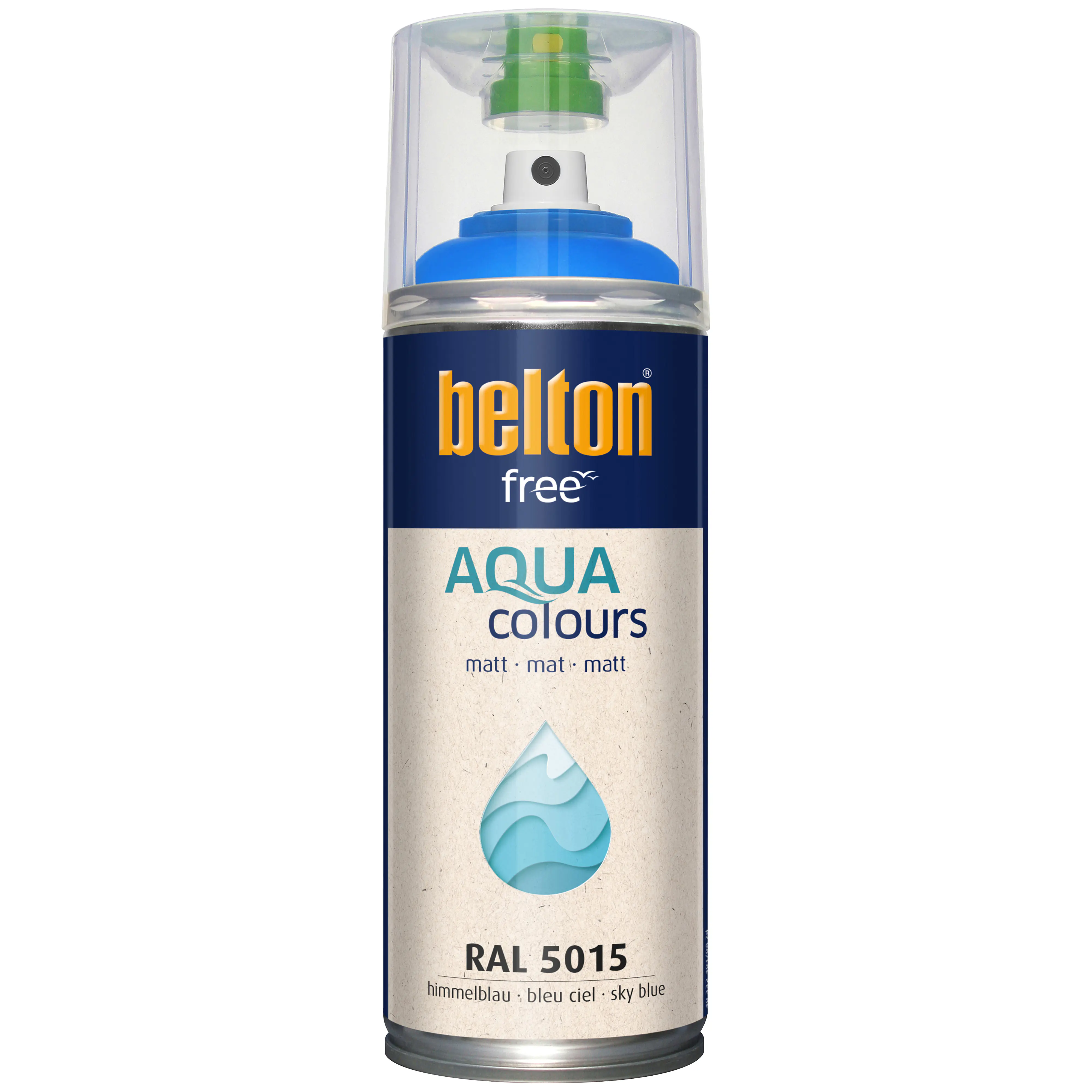 belton free Lackspray AQUAcolours 400 ml himmelblau matt