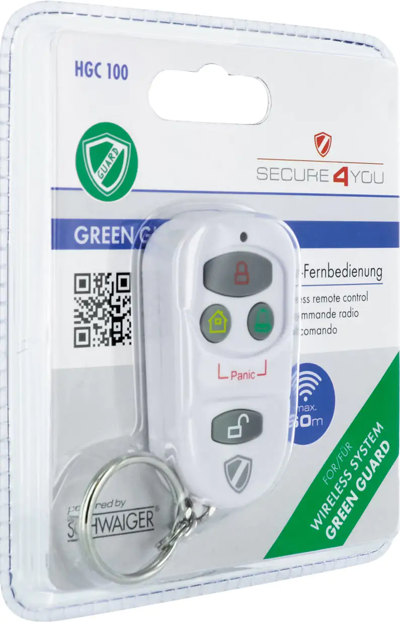 4004005019285_1 Schwaiger Fernbedienung Green Guard weiß