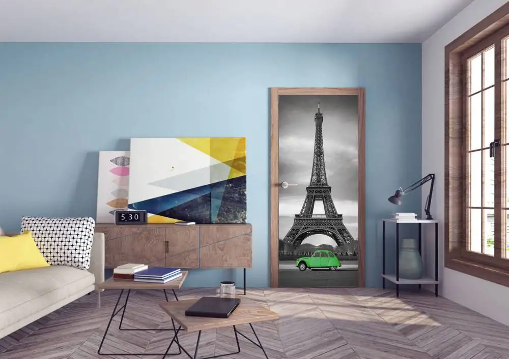 papermoon Vlies-Fototapete Wand & Türdekor Digitaldruck 90 x 200 cm Paris