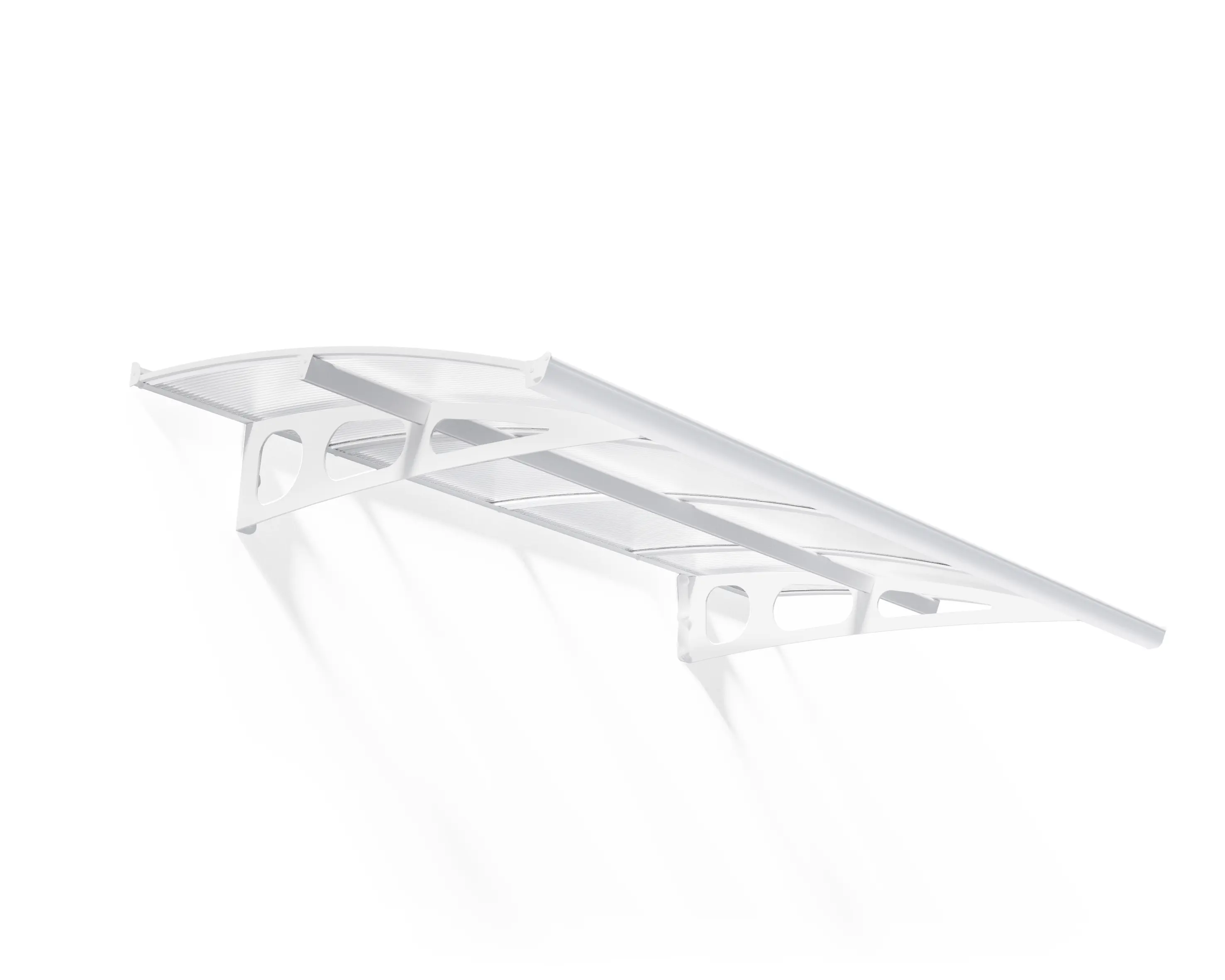 Canopia Vordach Bordeaux 2230 Weiß Alu 224 x 139 cm