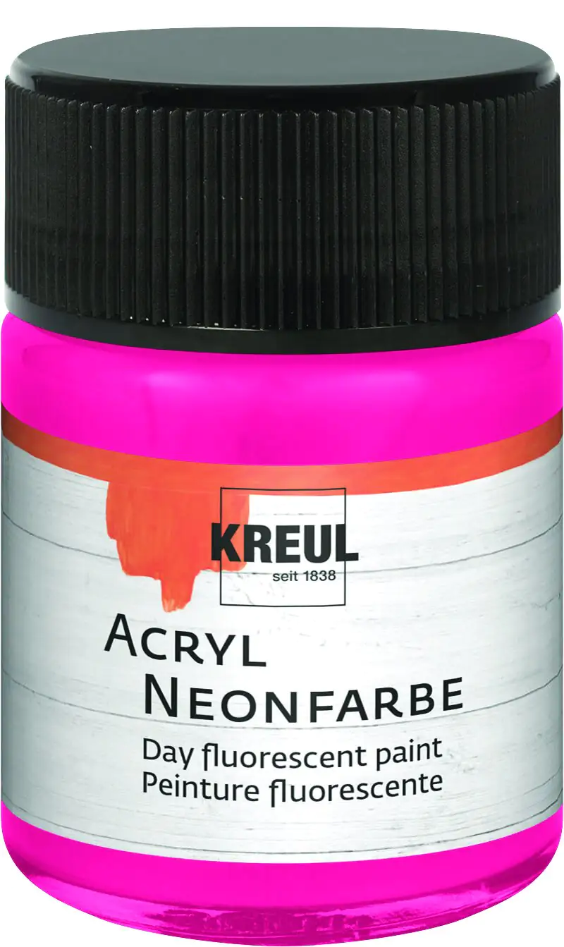 Kreul Acryl Neonfarbe neonpink 50 ml