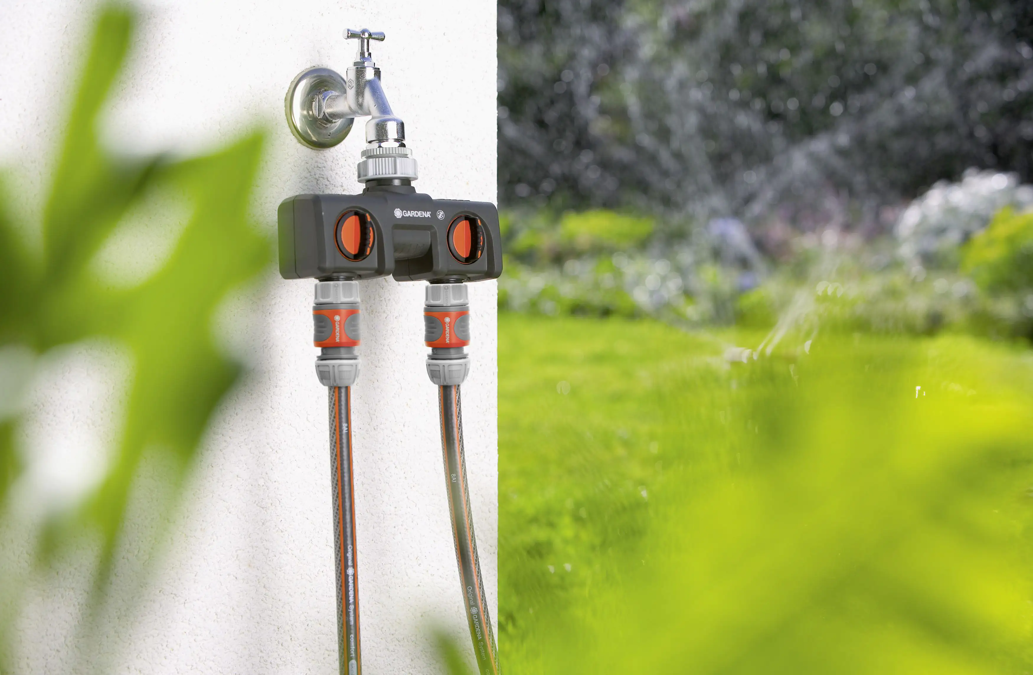 Gardena 2 Wege Verteiler 3/4 - 1 Zoll Gardena 2 Wege Verteiler 3/4 - 1 Zoll