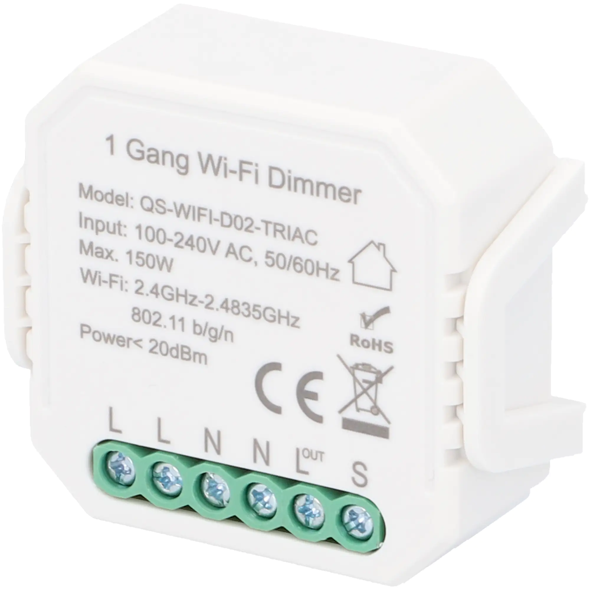 Unitec WIFI Dimmer-Einbaumodul steuerbar per Tuya-App Unitec WIFI Dimmer-Einbaumodul steuerbar per Tuya-App
