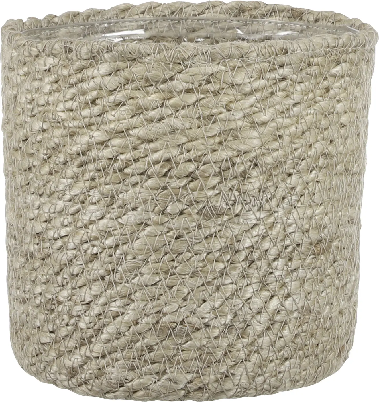 Mica Übertopf Korb Atlantic Ø 14 x 14 cm creme