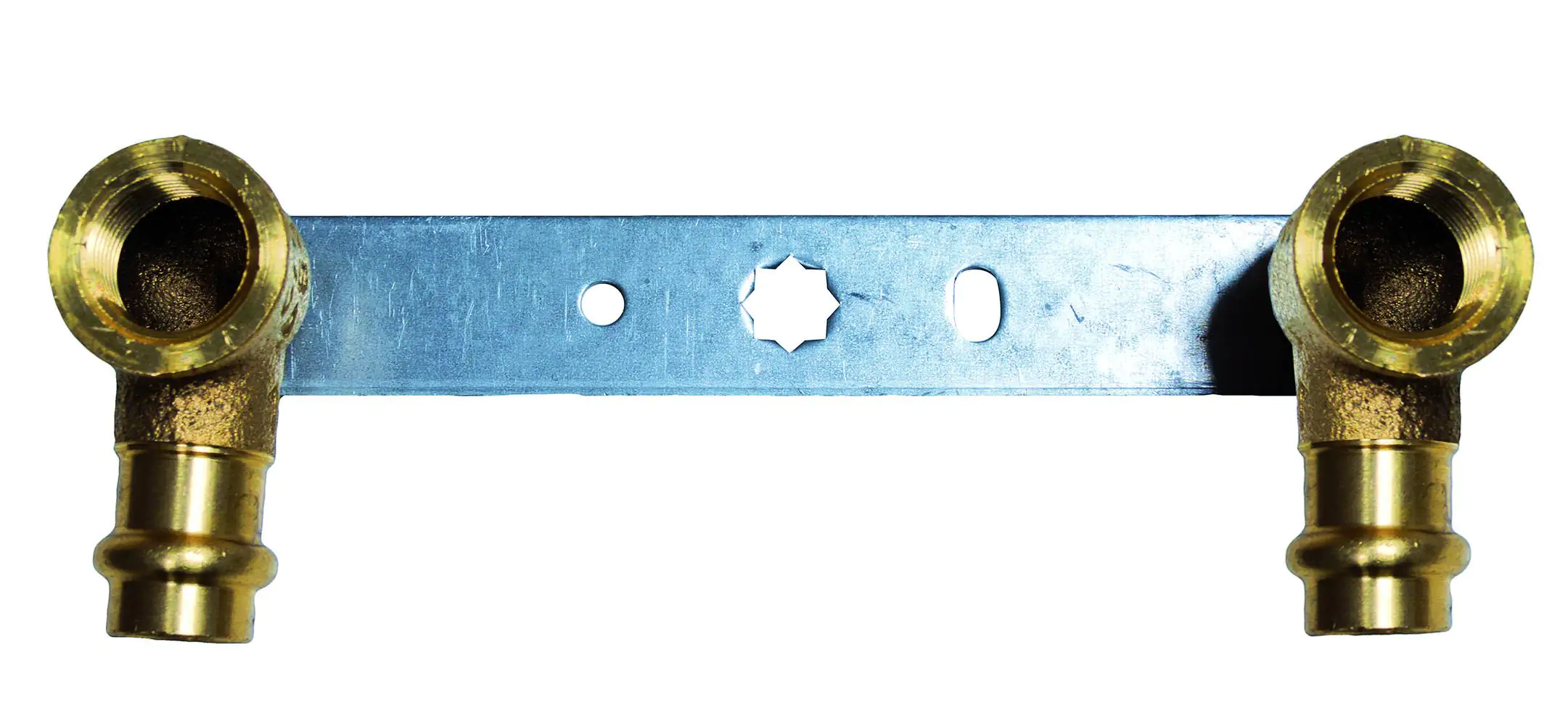 Cornat Press-Montageeinheit Rotguss, ø 15 mm, 1/2" IG, 150 mm