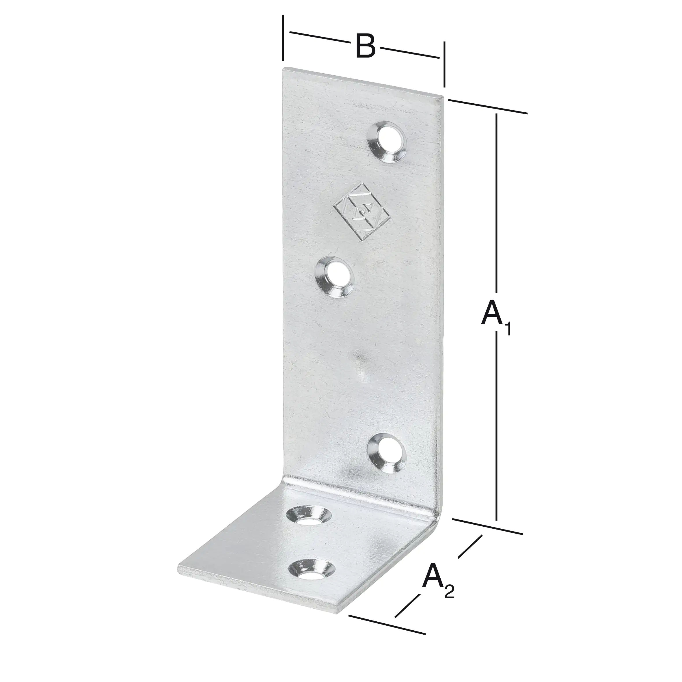 Vormann Starke Balkenwinkel verzinkt 100/75 x 30 mm Vormann Starke Balkenwinkel verzinkt 100/75 x 30 mm