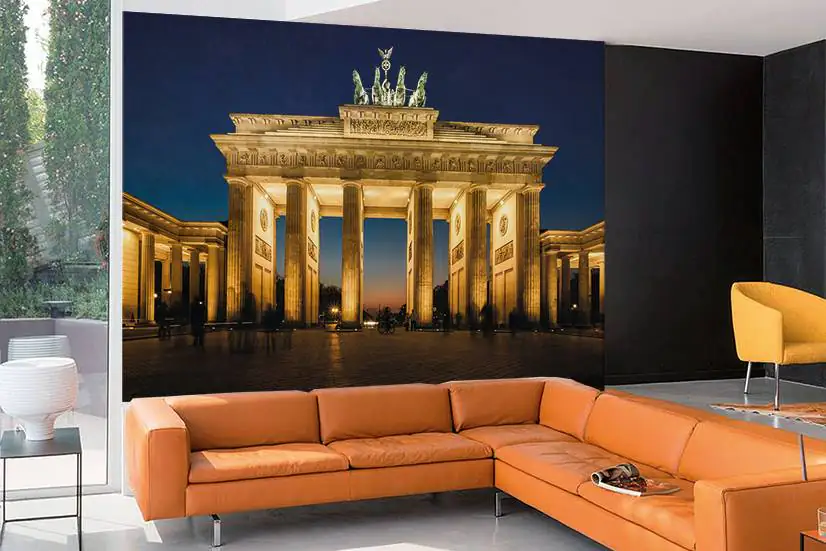 papermoon Vlies- Fototapete Digitaldruck 350 x 260 cm Brandenburg Gate