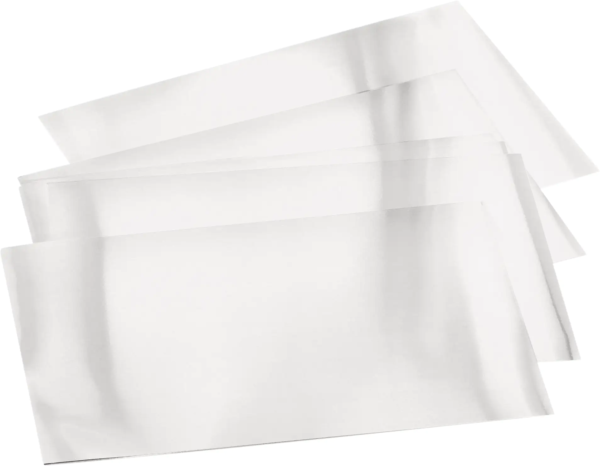 Glorex Prägefolie silber Hartmetall 19 x 30 cm, 3 Blatt