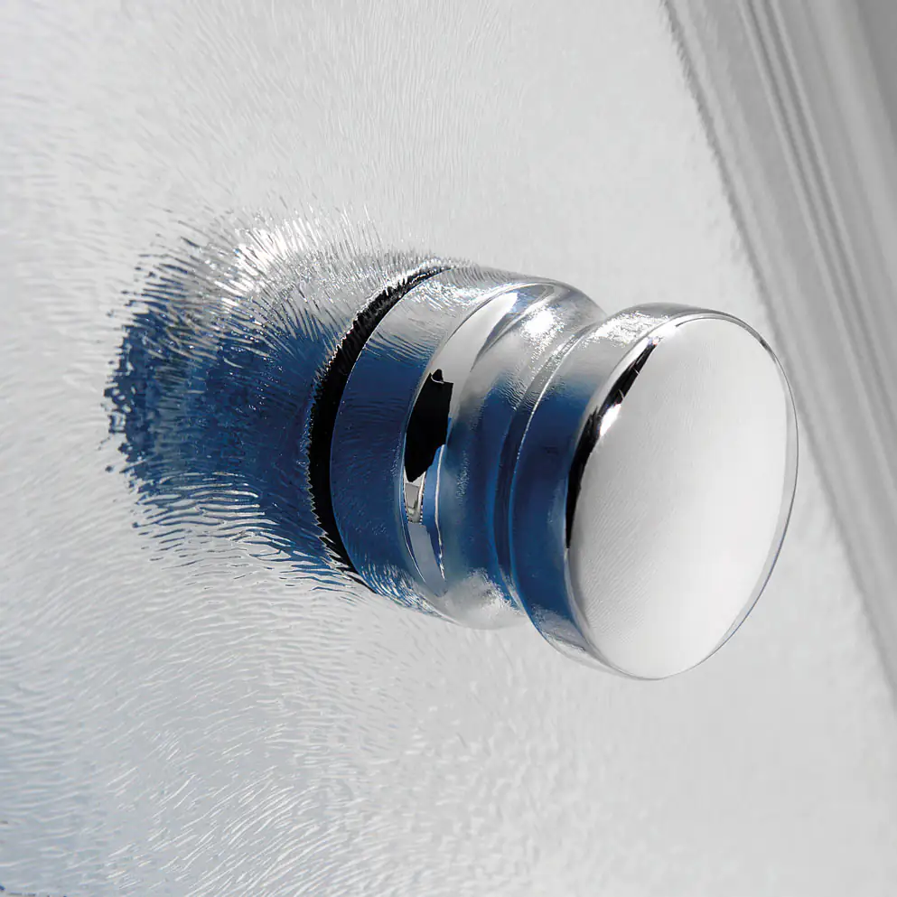 Breuer Elana Dusch-Drehtür für Nische 100 cm breit, Alu silber, Klarglas hell +CER-Beschichtung