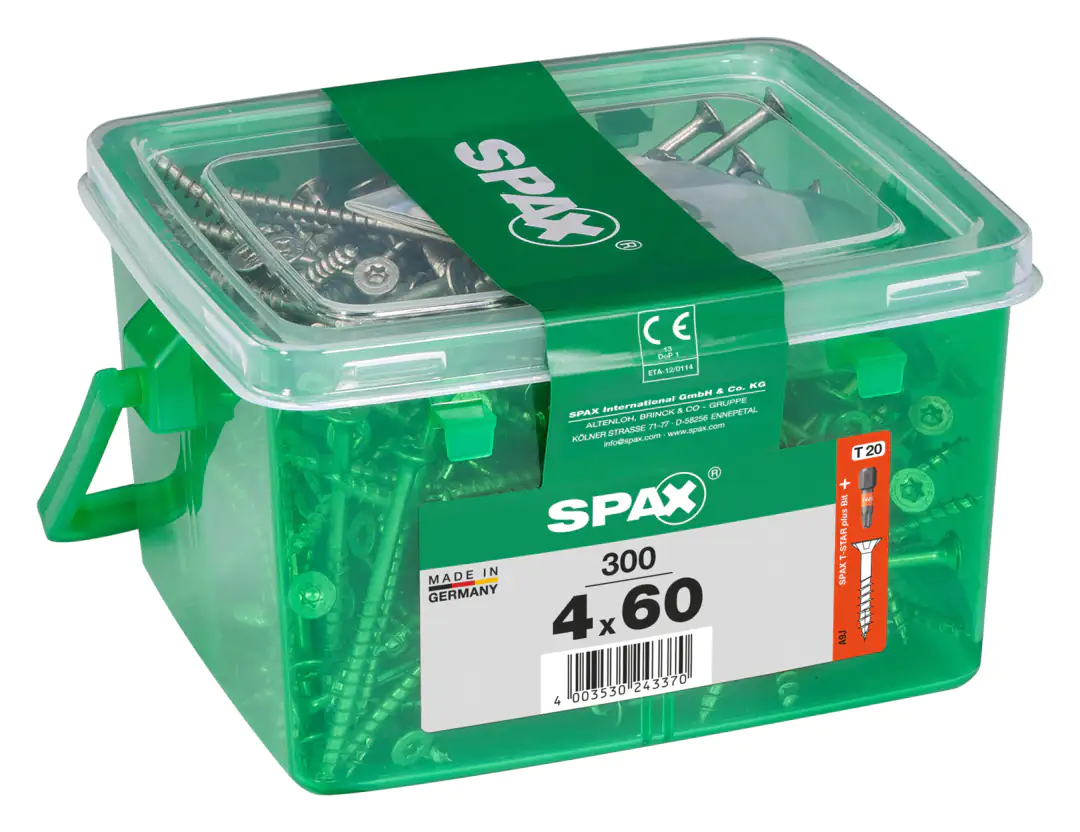 Spax Universalschrauben 4.0 x 60 mm TX 20 - 300 Stk.