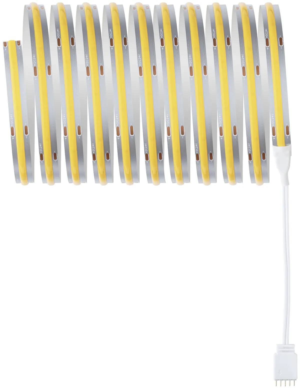Paulmann MaxLED 500 Stripe-Basisset Set 3 m warmweiß Full-Line COB silber