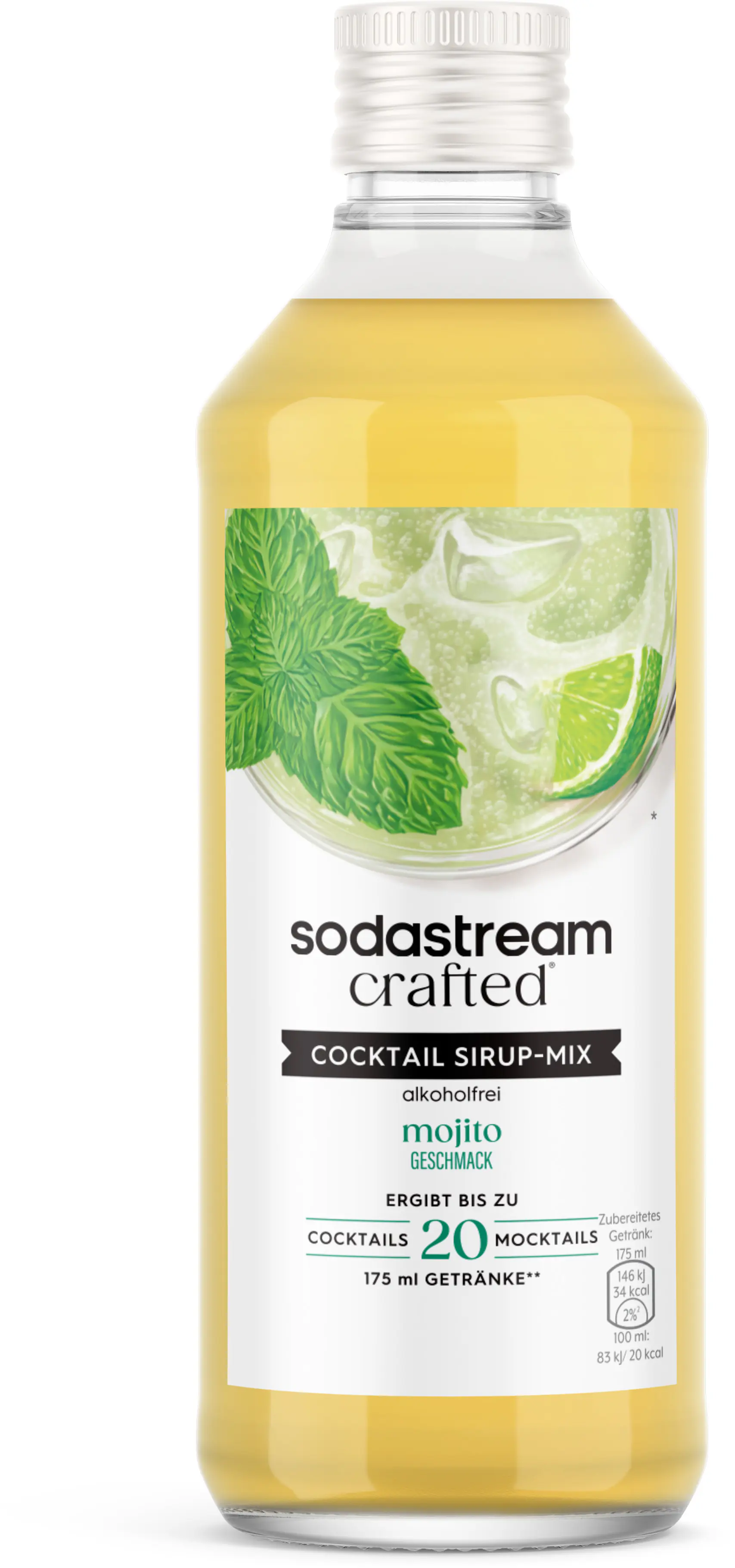Sodastream Crafted Cocktail Drink Mix Sirup Mojito 330 ml 