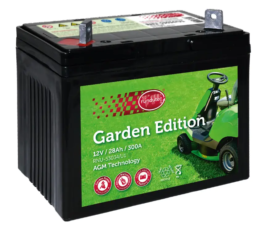 4260178055455 rundutec Motorradbatterie 300A 53034/U1 Garden Edition 12V 28Ah