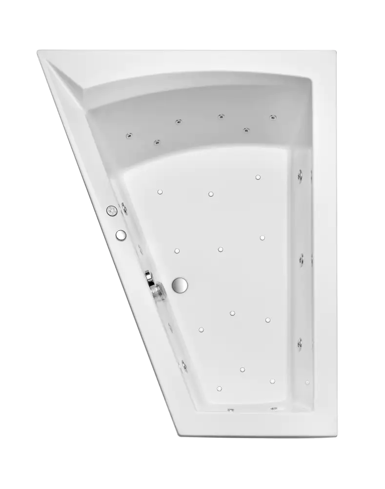 Ottofond Whirlpool-Komplettset Galia II 175 cm, weiß